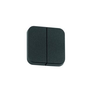 Presto Afdekplaat Wipschak Dubbel S-30.000 Zwart