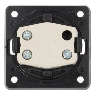 Berker Jalouzie Drukcontact Flow/Pure Inbouw Chroom Mat