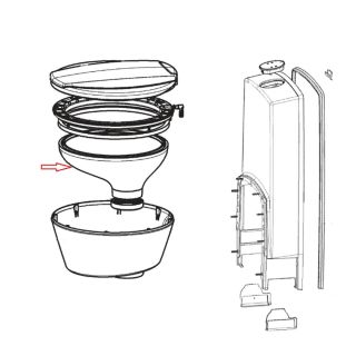 Dometic CT4110 Toiletpot  Compleet