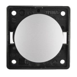 Berker Aan/Uitschakelaar Flow/Pure Inbouw Chroom Mat 230V