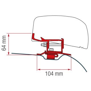 Fiamma PSA Adapter 260 H1 F40Van