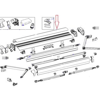 Thule 6300 Cover Housing 3.25 Wit