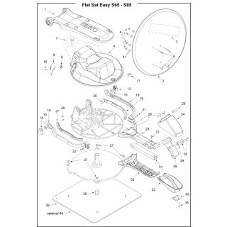 Teleco Flatsat Easy 650/850 Onderdelen part 1