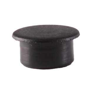 Chausson Schroefafdekking Zwart 8x4mm