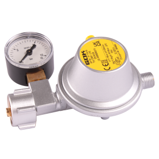 GOK Drukregelaar met Manometer 30mb 1/4L