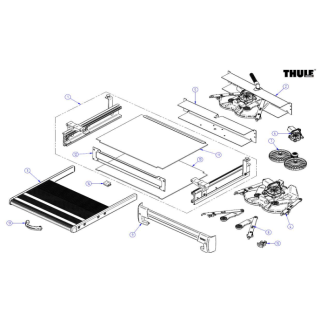 Thule Slide-Out Frame G2 Ducato/Jumper/Boxer 550