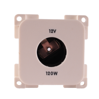Presto Contactdoos 12V Groot Inbouw S-10.000 Wit