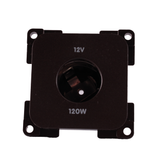 Presto Contactdoos 12V Groot Inbouw S-10.000 Bruin