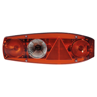 Hella Achterlicht Caraluna II Plus Rem/ Knipper/ Mist/ Achteruitrij/ Zijmarkering/ Driehoek Reflector Rechts