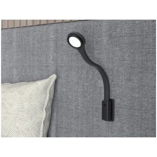 LED Lamp Zwanenhals R2 Flex Rond + USB-C Wit