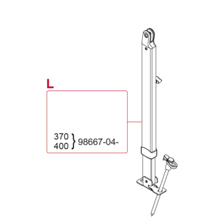 Fiamma F65/F80 Staander Links