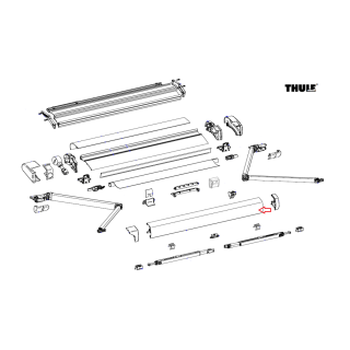 Thule Adapter Eriba Touring Lead Rail 6200 2.80 Wi