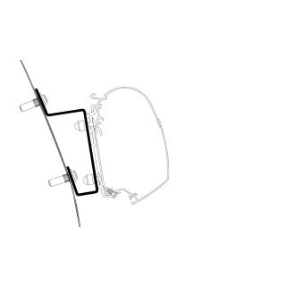 Thule Ford Transit H3 Adapter >2014 (LHD)