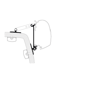 Thule Wall Universal Adapter Wall