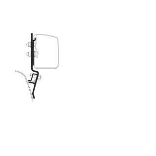 Thule T3200 VW T2/ T3 Adapter
