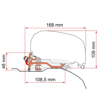 Fiamma F80 Ducato Low Profile H2/ L2/ L3 >06