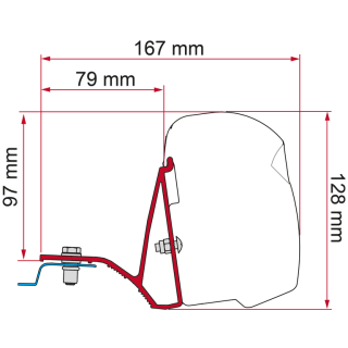 Fiamma Kit Trafic/ Vivaro /Telento >15 Deep Black