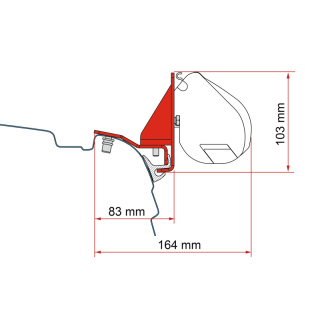 Fiamma F35 Kit VW T5/T Multirail Reimo