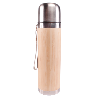 ViaMondo Thermosfles 0.5L Bamboe