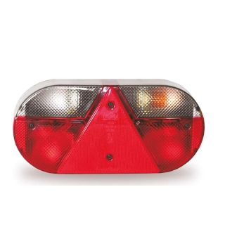 Jokon Achterlicht L621 Rem/ Knipper/ Kenteken/ Mist/ Achteruitrij/ Driehoek Reflector Opbouw Rechts