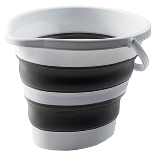 ViaMondo Emmer Opvouwbaar Grijs/Wit 10L