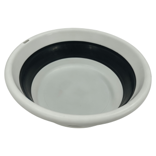 ViaMondo Mand Rond Opvouwbaar Grijs/Wit 4.5L