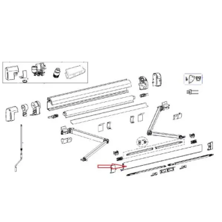 Thule Lead Rail 5200 3.75 Antraciet