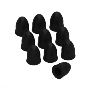 NUT COVER KIT M5 BLACK 10 PCS