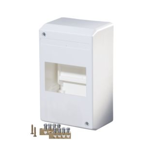 Installatiekast 4-delig met N-/PE-Klemmen