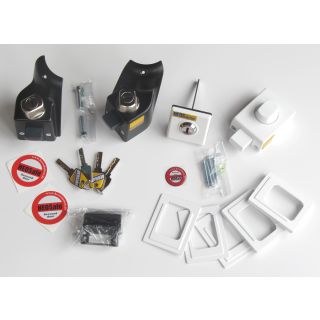 HEOSafe Set Fiat Ducato 250/290 2 Sloten Zwart Wit