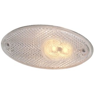 Hella Breedtelicht LED met Reflector Ovaal Opbouw Wit