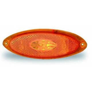 Jokon Zijmarkering LED SMLR2010 Ovaal Opbouw Oranje-Oranje Frame