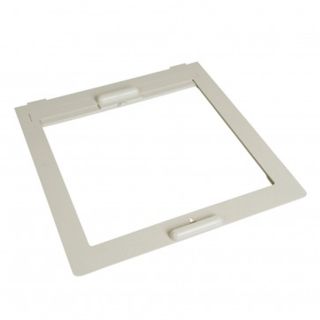 MPK Vliegenhor Scharnier Buitenzijde 40x40cm Wit