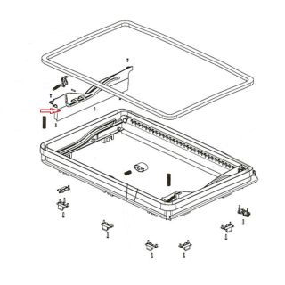 Dometic Midi Heki Afdekking Beugelaandrijving L+R
