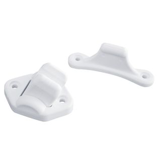 Deurvanger 2-delig Beweegbaar Wit 3mm