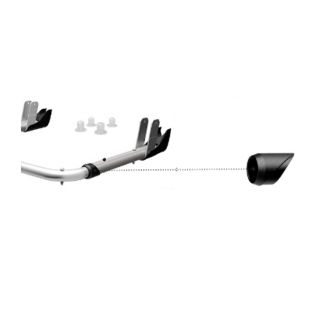 Fiamma buisverbinder onderbeugel zwart 98656M006