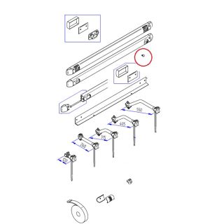 Thule Security pin (ve 1 zak à 100 stuks)