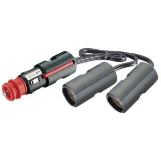 Verlengkabel Uni 12V> 2x Uni contra