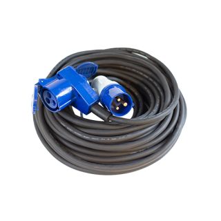 Vechline Verloopkabel 3x1.5mm² CEE-Winkelkoppeling 25m