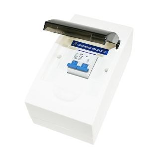 Zekeringkast 4-Modules Dubbelpolige Zekeringautomaat B10A