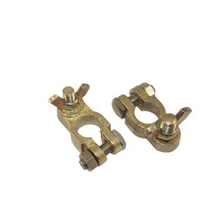 Accuklemset met vleugelmoer M8/M10