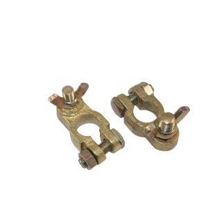 Accuklemset met vleugelmoer M8/M10