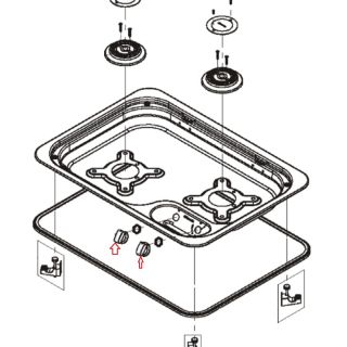 Dometic Draaiknop Kookplaat CE99 ZF