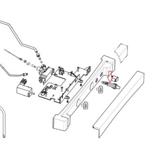 Dometic Piezo Ontsteker Zilver