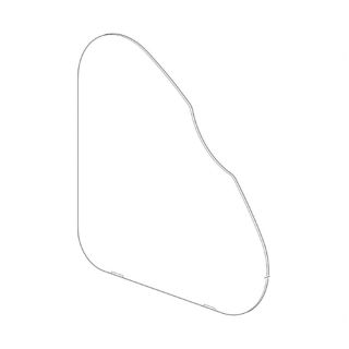 Thetford Glasplaat Spoelbak Triangular Black SBL33XX