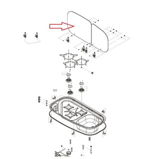 Dometic MO840 Komfoort Glasplaat Links