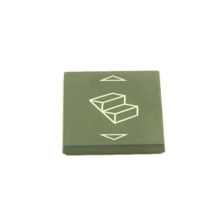Presto Afdekplaat Wipschakelaar Enkel Opstap Ansor Switch S-20.000 Zwart
