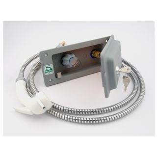 Reich Buitendouche Aansluiting incl. Slot Licht Grijs