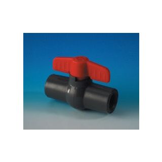 Aftapkraan zwart 40mm slangverbinding