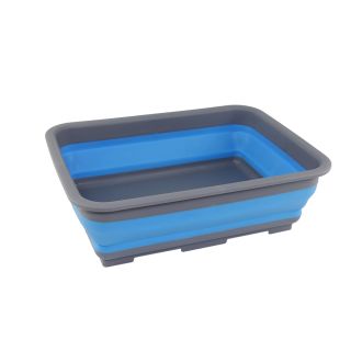 ViaMondo Wasbak Opvouwbaar Rechthoekig Blauw 7L
